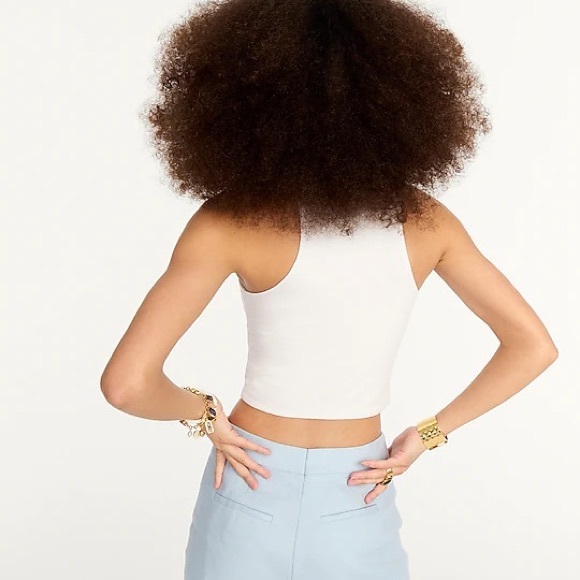 FormKnit high-neck cutaway tank - Picture 2 of 7